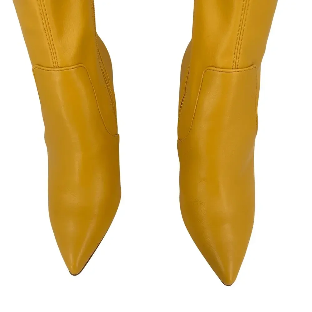 Steve Madden Women's Yellow Viktory Over-The-Knee Boots New without tags Size 6